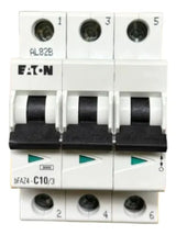 Kit Com 2 Peças: Disjuntor Tripolar Bfaz4-c10/3 10a Eaton -