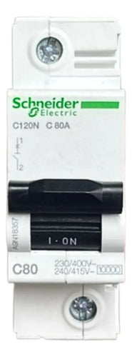 Disjuntor C120n 1p Curva C 80a 440v A9n18357 Schneider