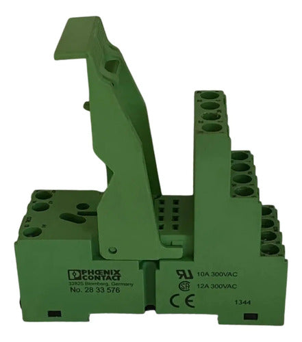 Kit Com 3 Peças: Base De Relé 2833576 Pr2-bsc3/4x21 Phoenix 300v Ca/cc