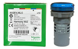 Kit Com 5: Sinalizador 22mm Led Azul 12vca/cc Xa2evj6lc 12vca/cc