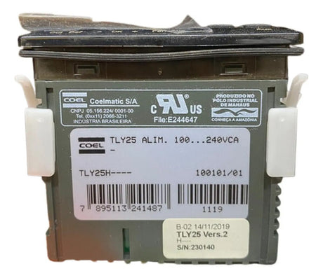 Controlador De Temperatura Tly25h 100/240vca Tly25 Coel 100/240vca
