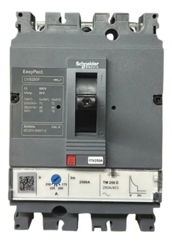 Disjuntor 3p Cvs250f-tm250d 250a Lv525333 Schneider