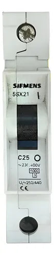 Disjuntor 1p 25a 5sx2125-7 Siemens