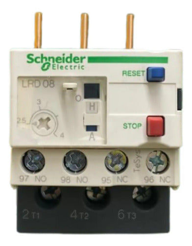 Relé De Sobrecarga Térmica 2.5-4a 1na+1nf Lrd08 Schneider 690