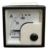 Amperimetro Fm48pc 48x48mm 100/200/1a Kron