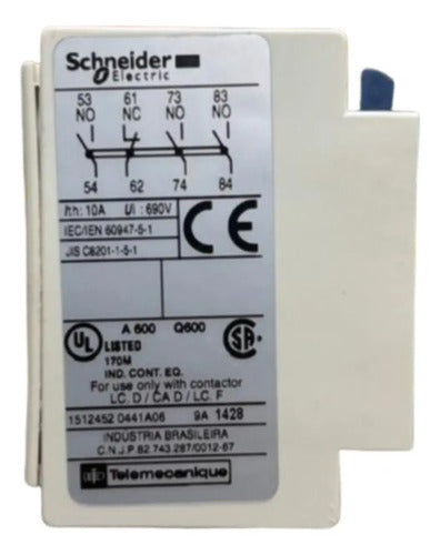 Bloco De Contato Auxiliar Tesys 3na+1nf Ladn31 Schneider 690v