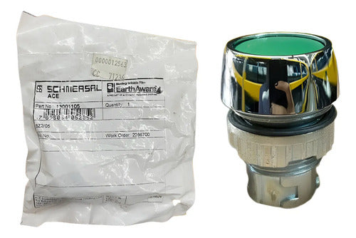 Kit Com 2: Botão Impulso Bz2/05 22 Mm Verde Ace Schmersal Verde Não Se Aplica