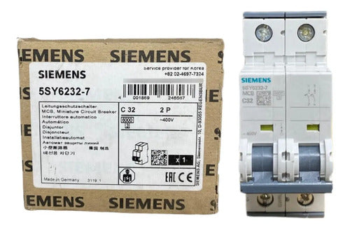 Disjuntor 2p 5sy6232-7 C32 Siemens