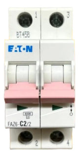 Disjuntor Bipolar Faz6-c2/2-sa 2a 6ka Eaton