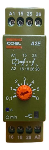 Rele Tempo A2e 6s A2e-dds 220v Coel 220vca