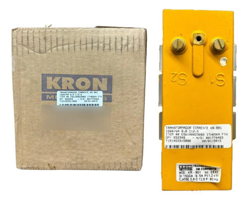 Transformador De Corrente Kr 801 1500/5a 60hz 0,6c12,5 Kron