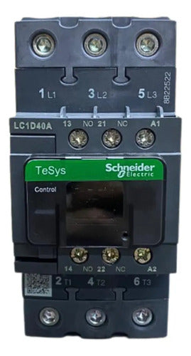 Contator Tesys 3p Ac-3 440vca 1na+1nf Lc1d40ar7 Schneider 440v
