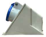 Kit Com 2 Peças: Tomada N3006 16a 2p+t 200/250v Azul Steck