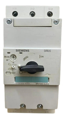 Disjuntor Motor 3rv1042-4lb10 70-90a Siemens - 50/60hz