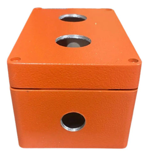 Botoeira Dgp2 Alumínio Com 2 Furos De 30mm Ace Schmersal Laranja -