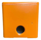 Botoeira Metalica Laranja 30mm 2 Furos Xapo2602 Schneider Laranja