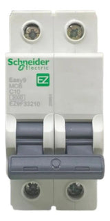 Kit Com 3: Disjuntor 10a 2p 3ka 400vca Ez9f33210 Schneider