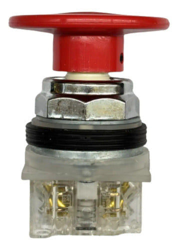 Botão 30mm Metálico 1naf 9001kr25rh13 Vermelho Schneider Vermelho -