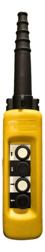 Botoeira Pendente Plastica 4 Botoes Xaca481 Schneider Amarelo