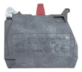 Kit Com 5 Peças: Bloco De Contato Zbe102 Schneider Vermelho -