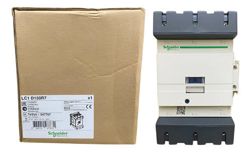 Contator 3p 150a 440vca 50/60hz 1na+1nf Lc1d150r7 Schneider 440vca