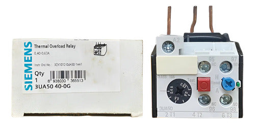 Rele De Sobrecarga 3ua5040-0g 0,4-0,63a Siemens -