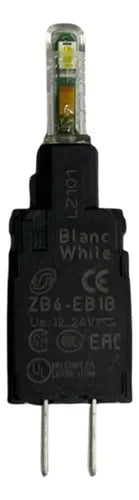 Corpo Para Botão 16mm Luminoso Led Branco Zb6zb11b Schneider Branco 12-24vca/cc