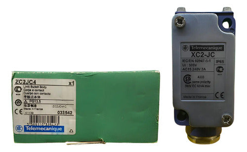 Corpo De Chave De Fim De Curso Zc2jc4 Telemecanique Azul -