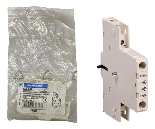 Bloco De Contato Auxiliar Lateral 1naf Gv3a01 Telemecanique -