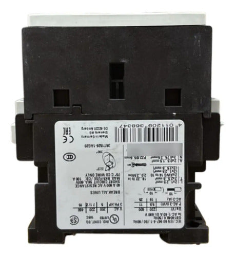 Contator Tetrapolar 3rt1526-1ag20 110v 11kw Siemens 127v