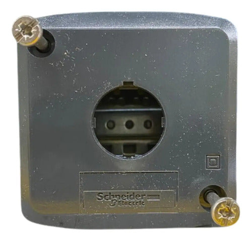Botoeira De Comando 22mm 1 Furo Cinza Xald01 Schneider Cinza