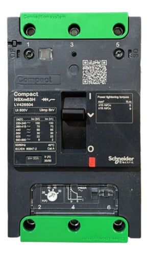 Disjuntor Tripolar Nsxm 70ka 50a Tm50d Lv426504 Schneider