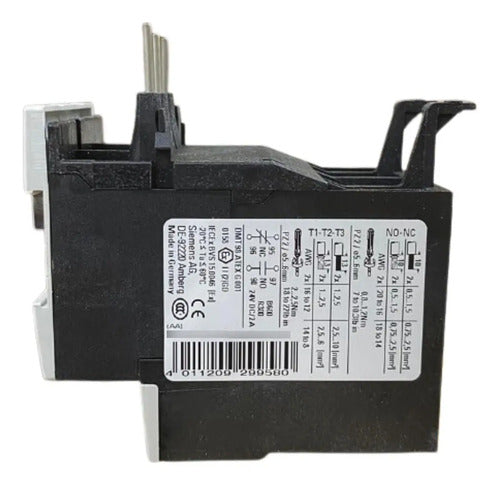 Relé Térmico De Sobrecarga 3ru1126-1kb0 9-12,5a Siemens -