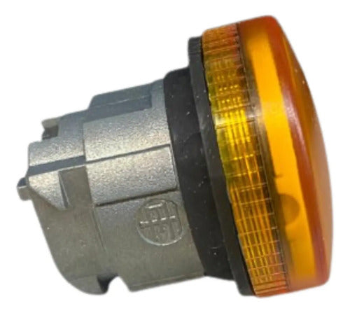 Kit Com 2 Peças: Cabeçote Para Sinalizador Zb4bv05 Schneider Laranja -