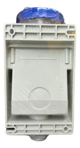Tomada Sobrepor N4509 63a 3p+t 200/250v 9h Ip67 Azul Steck Azul