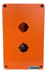 Botoeira Dgp2 Alumínio Com 2 Furos De 22mm Ace Schmersal Laranja -