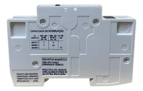 Kit Com 3: Disjuntor Mini 80a Curva C 1p 5sx1180-1 Siemens