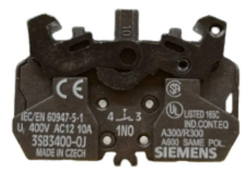 Contato Auxiliar 3vl9800-2ae00 1na+1nf Siemens Não Informado