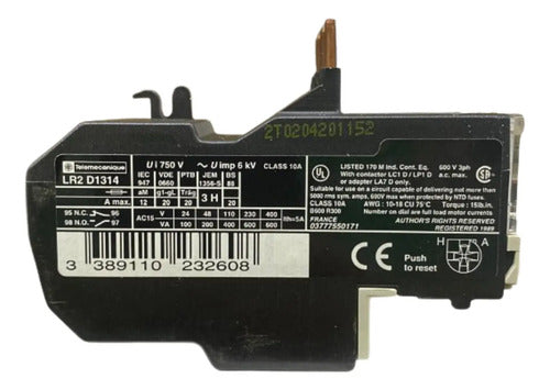 Relé Termico 7-9a Lr2d1314 Telemecanique -