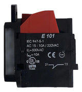 Kit Com 3 Peças: Bloco De Contato Impulso E101 1nf Schmersal