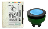 Kit Com 3: Cabeçote Para Botão Faceado Azul Zb5fa6 Schneider Azul -