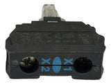 Bloco De Contato Luminoso Led Azul 110vac Zbvg6 Schneider Azul 120vca