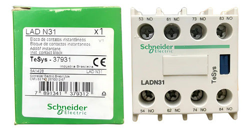 Bloco De Contato Auxiliar Tesys 3na+1nf Ladn31 Schneider 690v