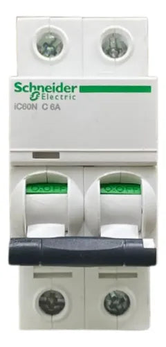 Disjuntor Acti9 Ic60n 2p 6a Curva C A9f74206 Schneider