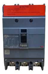 Disjuntor 125a Tripolar Tm-d Ezc250n Ezc250n3125 Schneider - 50 60 Hz