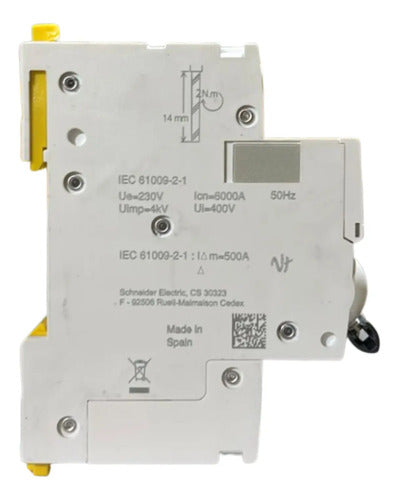 Disjuntor Diferencial Residual Idpnn Vigi A9d61620 Schneider