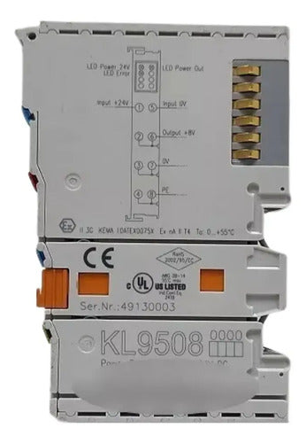 Power Supply Terminal 8vdc Kl9508 Beckhoff