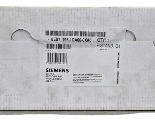 Trilho Fixação Din 482,6x122mm 6es7195-1ga00-0xa0 Siemens