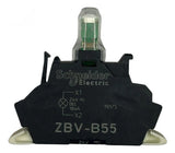 Kit Com 2: Bloco Luminoso Led Amarelo Zbvb55 Schneider Amarelo 24 Vca/cc