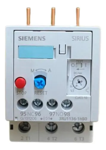 Relé De Sobrecarga Térmico 3ru1136-1hb0 5,5 - 8 A Siemens Não Informado